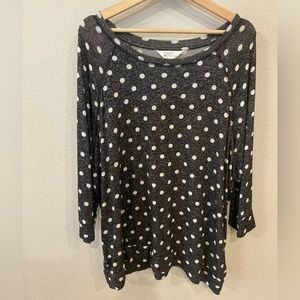 Market and Spruce Polka Dot Sweater